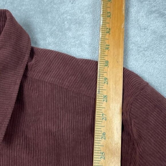 Bass Outdoor Corduroy Worker Shirt XXL Rum Raisin Shacket 6665 - Picture 5 of 8